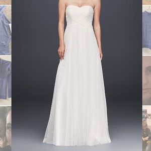 David’s Bridal Swiss Dot Wedding Dress